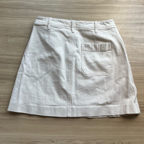 Madewell Jean Skirt - Ivory - 4 - Picture 3 of 4
